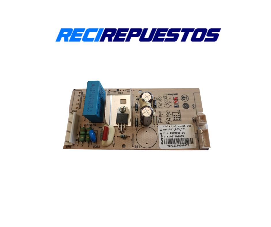 Modulo/Placa Frigorífico Beko CHA34020X